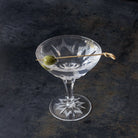 Pair of Cut Crystal Coupes - elsie green - the french kitchen