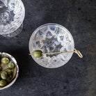 Pair of Cut Crystal Coupes - elsie green - the french kitchen