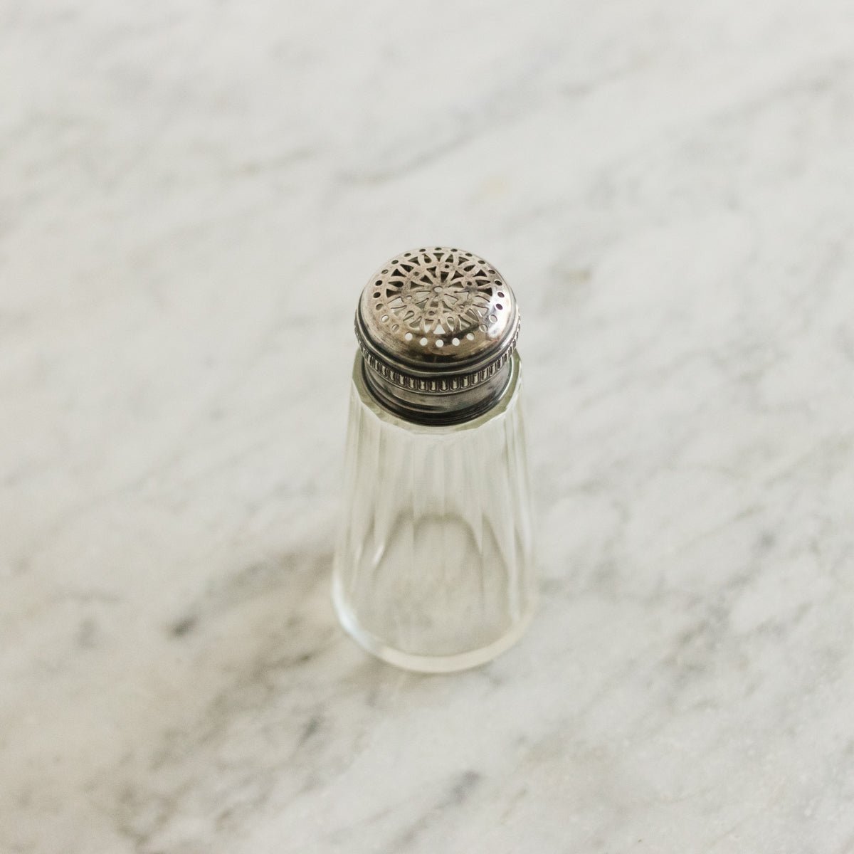 Pair of Cut Glass Shakers - elsie green - the french kitchen