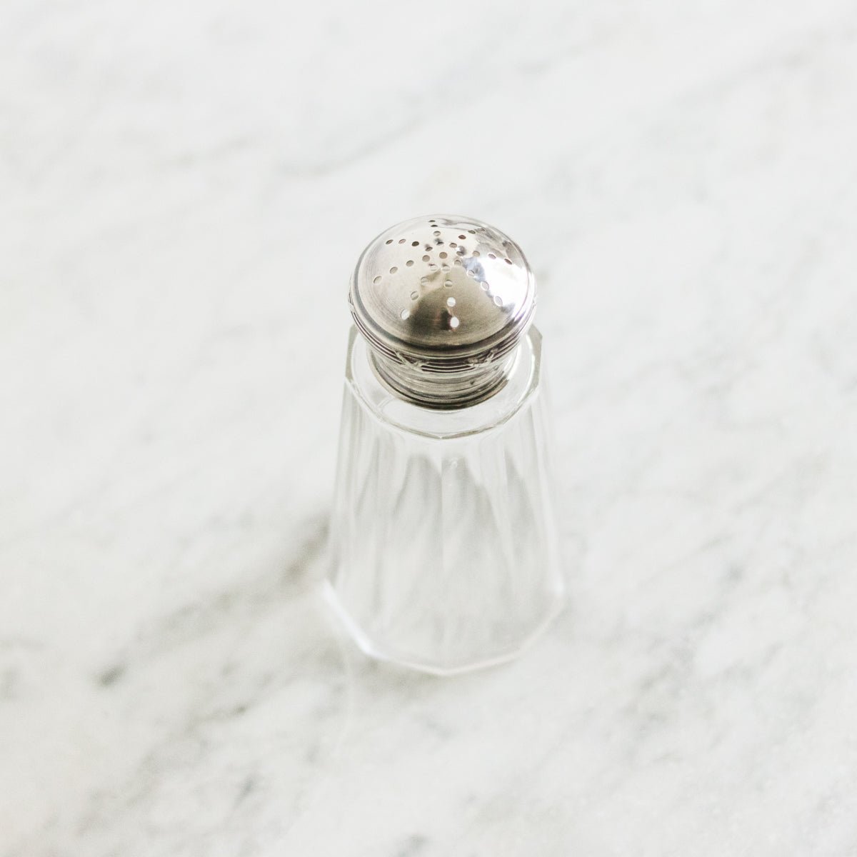 Pair of Cut Glass Shakers - elsie green - the french kitchen