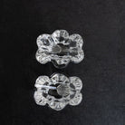 Pair of Daum Crystal Salt Cellars - elsie green - the french kitchen
