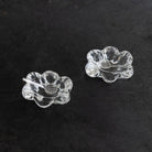 Pair of Daum Crystal Salt Cellars - elsie green - the french kitchen
