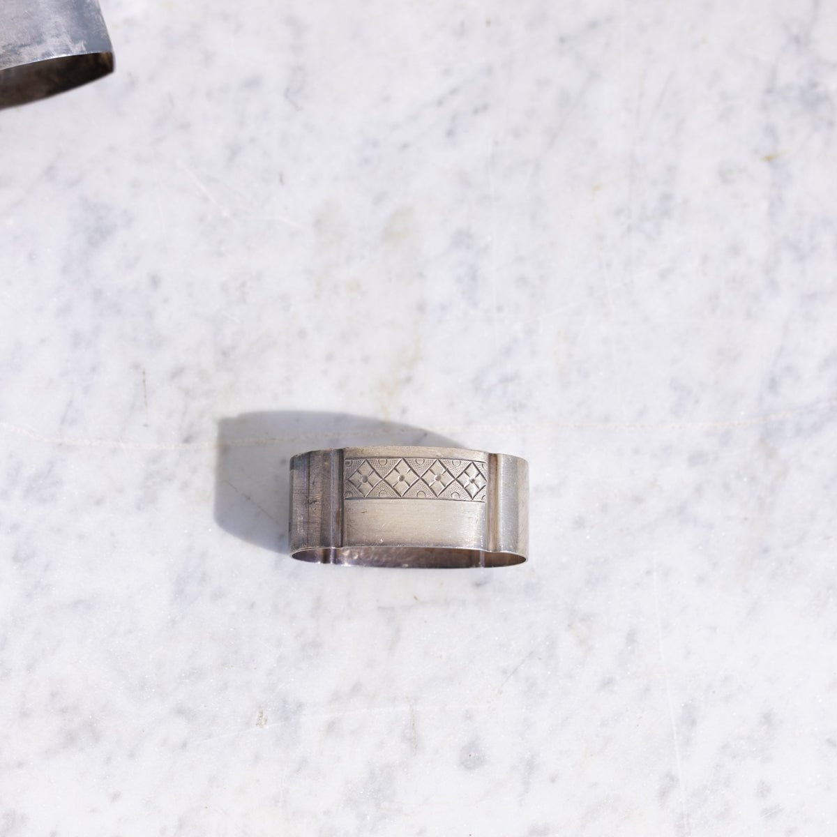 Pair of Engraved Napkin Rings | Madame & Monsieur - elsie green - the french kitchen