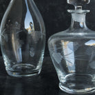 Pair Of Etched Bar Decanters - elsie green - The French Kitchen