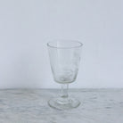 Pair of Etched Wine Glasses - elsie green - the french kitchen