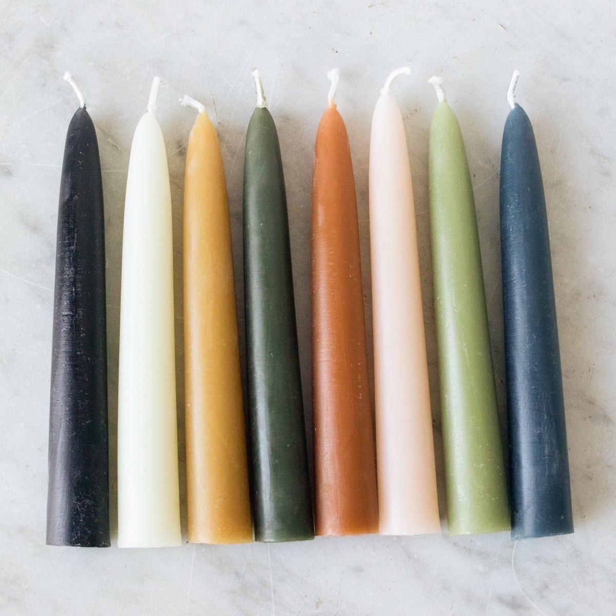 Pair of Every Day Beeswax Tapers - elsie green - Decor