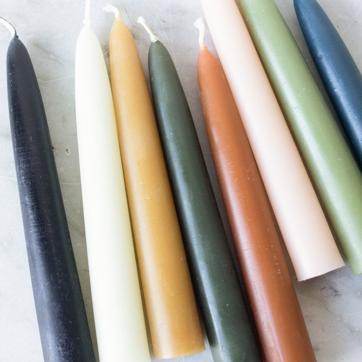 Pair of Every Day Beeswax Tapers - elsie green - Decor