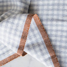 Pair of Gingham Kitchen Towels | Light Blue - elsie green - textiles