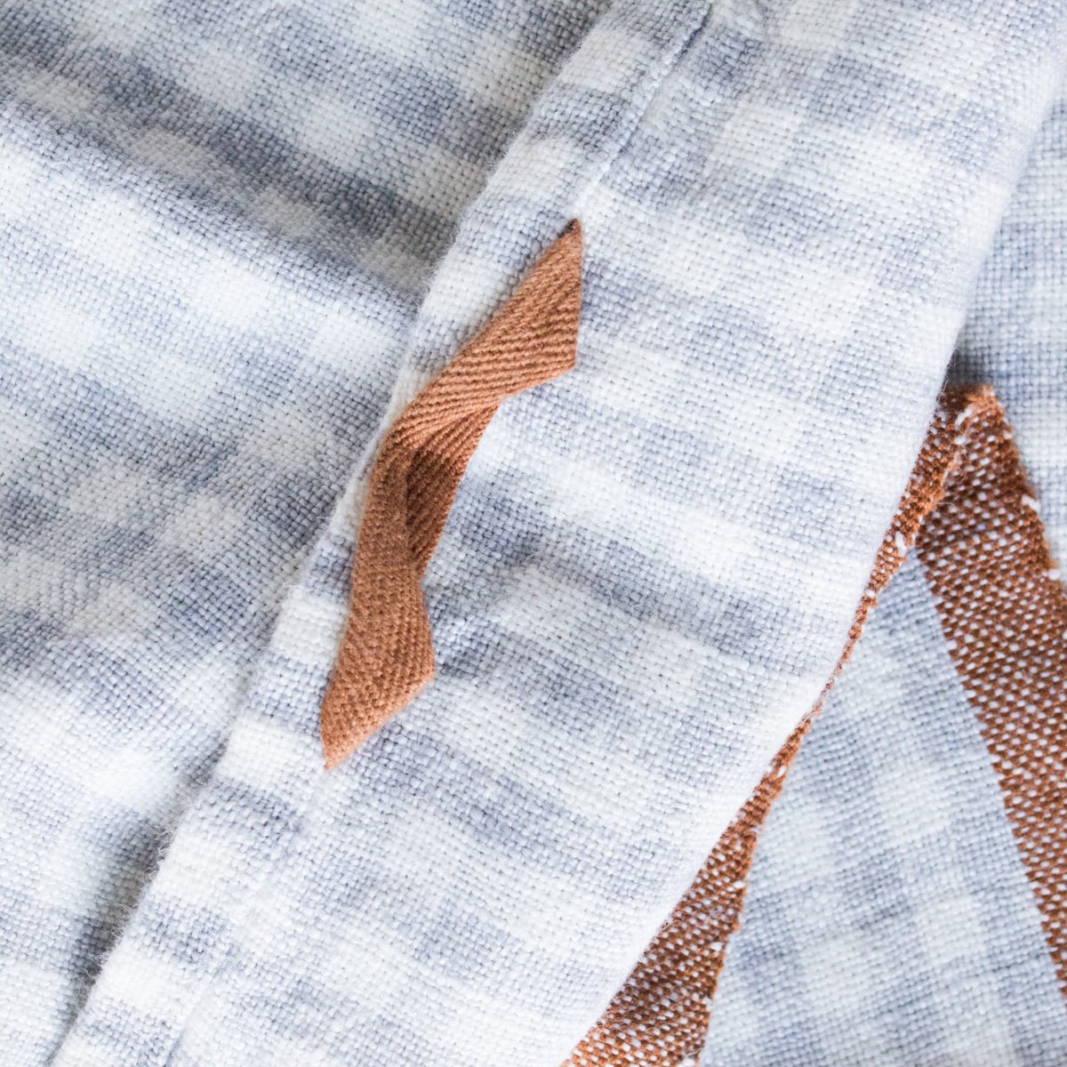 Pair of Gingham Kitchen Towels | Light Blue - elsie green - textiles