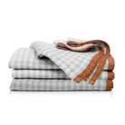 Pair of Gingham Kitchen Towels | Light Blue - elsie green - textiles