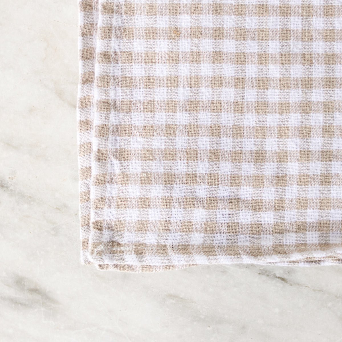 Pair of Gingham Linen Kitchen Towels - elsie green - textiles