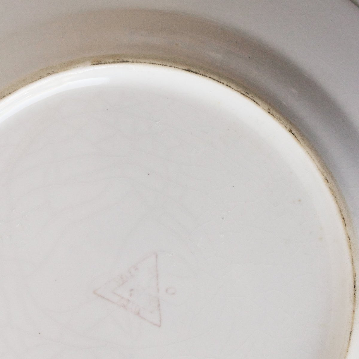 Pair Of Gold Thin Rimmed Plates - elsie green - The French Kitchen