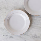 Pair Of Gold Thin Rimmed Plates - elsie green - The French Kitchen