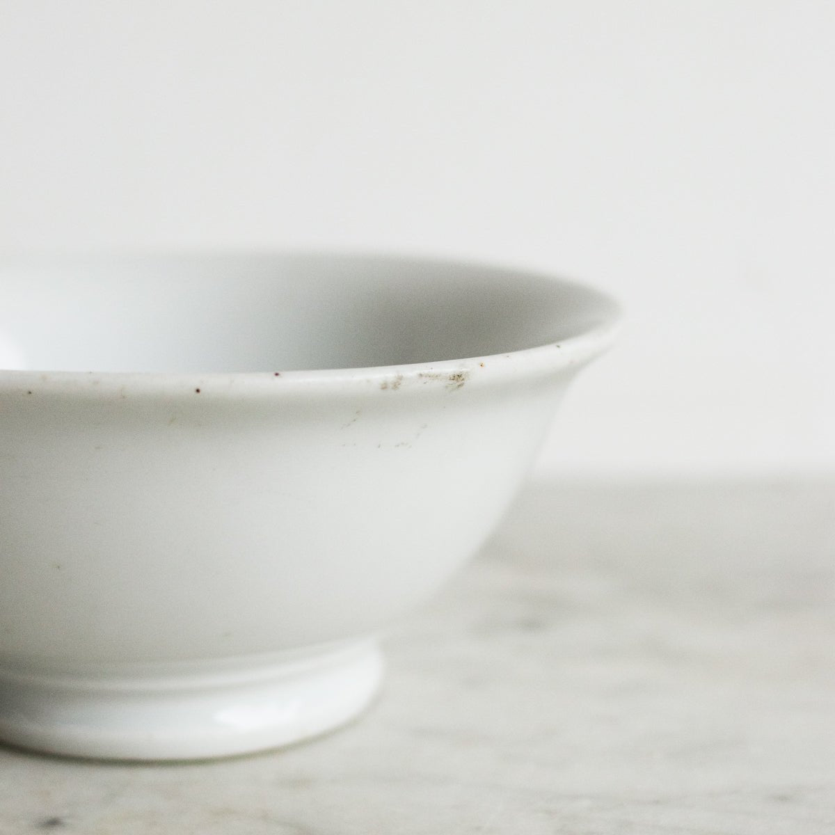 Pair of Grande Cafe Bowls & Engraved Silver Tongs - elsie green - the french kitchen
