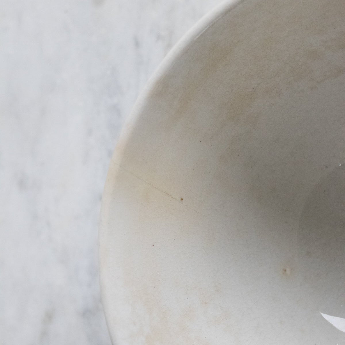 Pair Of Grande Ironstone Cafe Bowls - elsie green - The French Kitchen