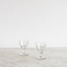 Pair of Hand Cut Fern Cocktail Glasses - elsie green - The French Kitchen
