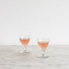 Pair of Hand Cut Fern Cocktail Glasses - elsie green - The French Kitchen
