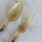 Pair of Horn and Silver Servers - elsie green - the french kitchen