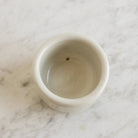 Pair Of Imprinted Yogurt Pots With Spoons - elsie green - The French Kitchen