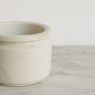 Pair Of Imprinted Yogurt Pots With Spoons - elsie green - The French Kitchen