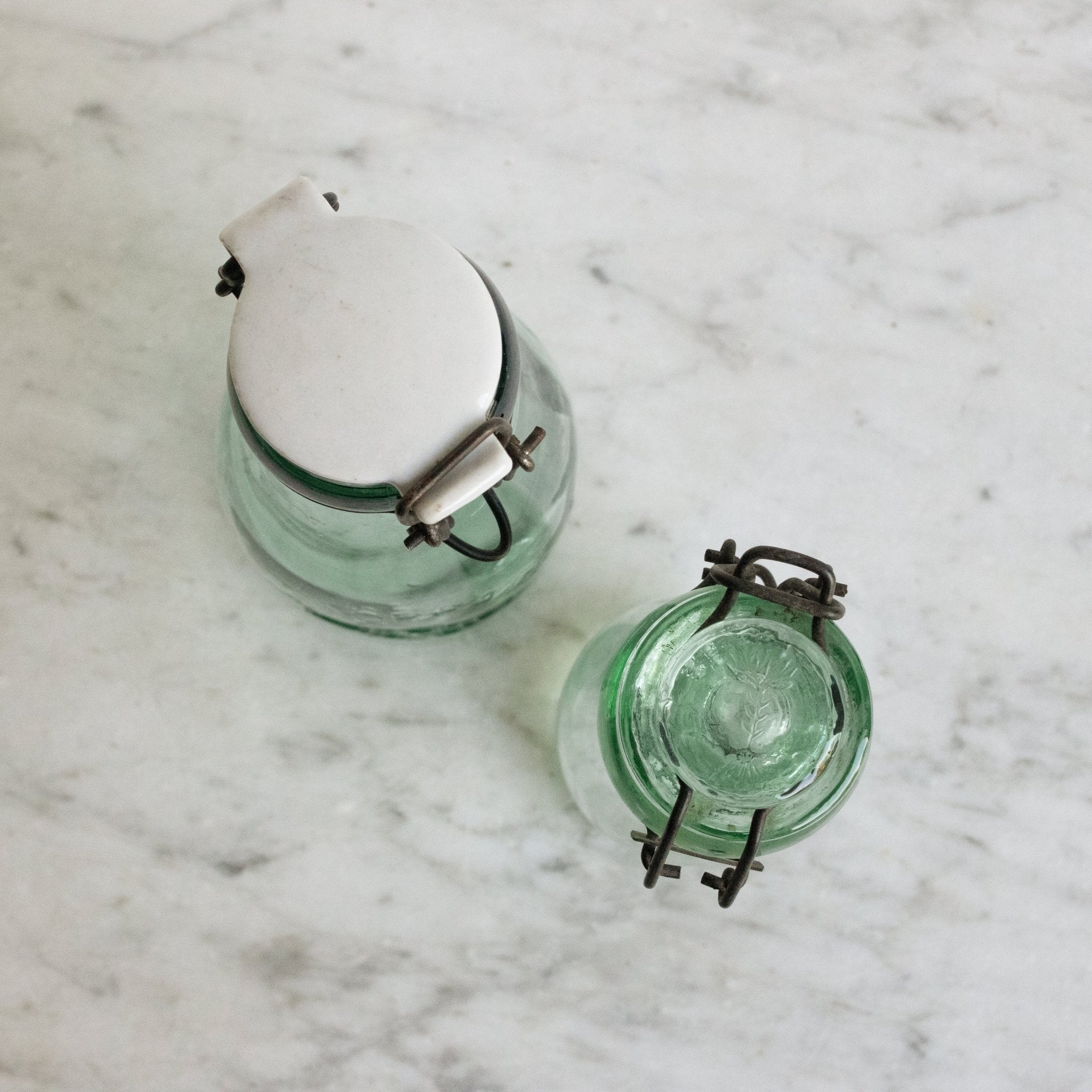 Pair of La Lorraine Canning Jars - elsie green - the french kitchen
