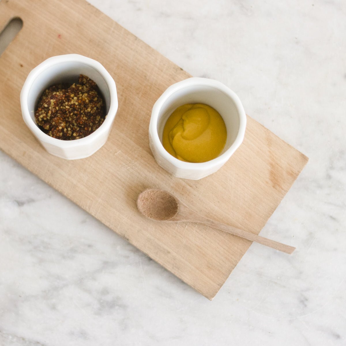 Pair of Lactana Paris Yogurt Pots with Wood Spoon - elsie green - the french kitchen