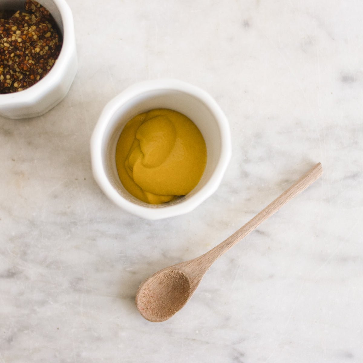 Pair of Lactana Paris Yogurt Pots with Wood Spoon - elsie green - the french kitchen