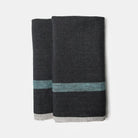 Pair of Laundered Linen Kitchen Towels - elsie green - textiles