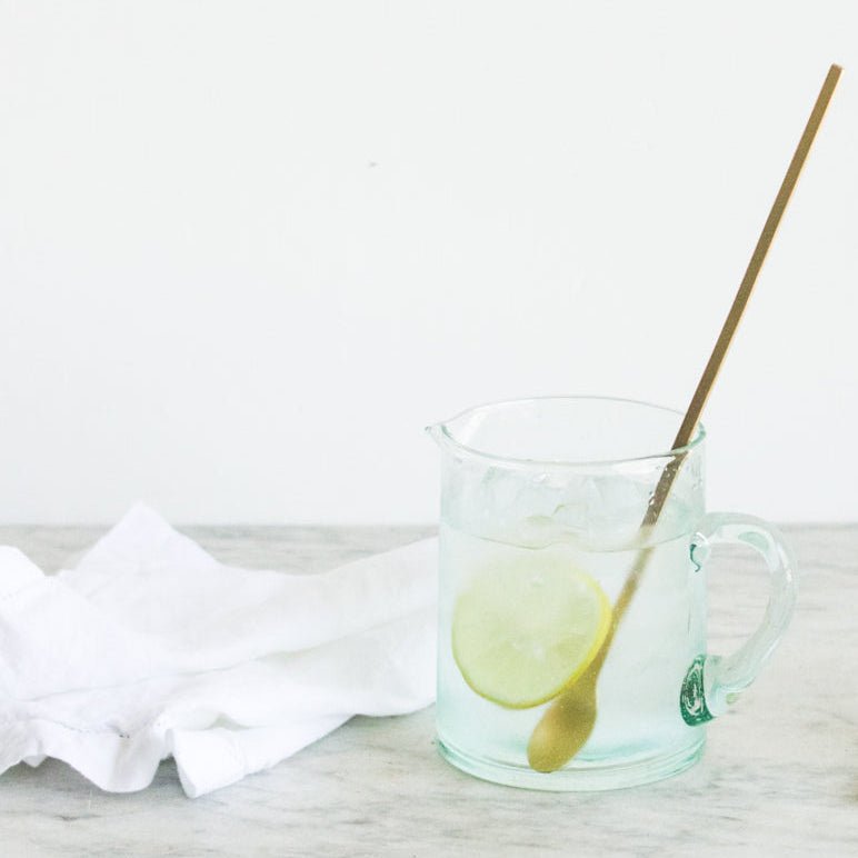 Pair of Long Brass Muddling Spoons - elsie green - The French Kitchen