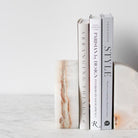 Pair of Marble Bookends - elsie green - decor