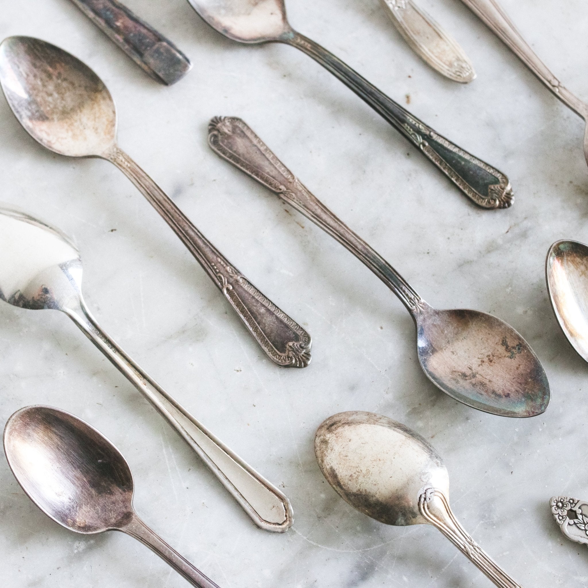 Pair of Marble Salt Cellars - elsie green - The French Kitchen