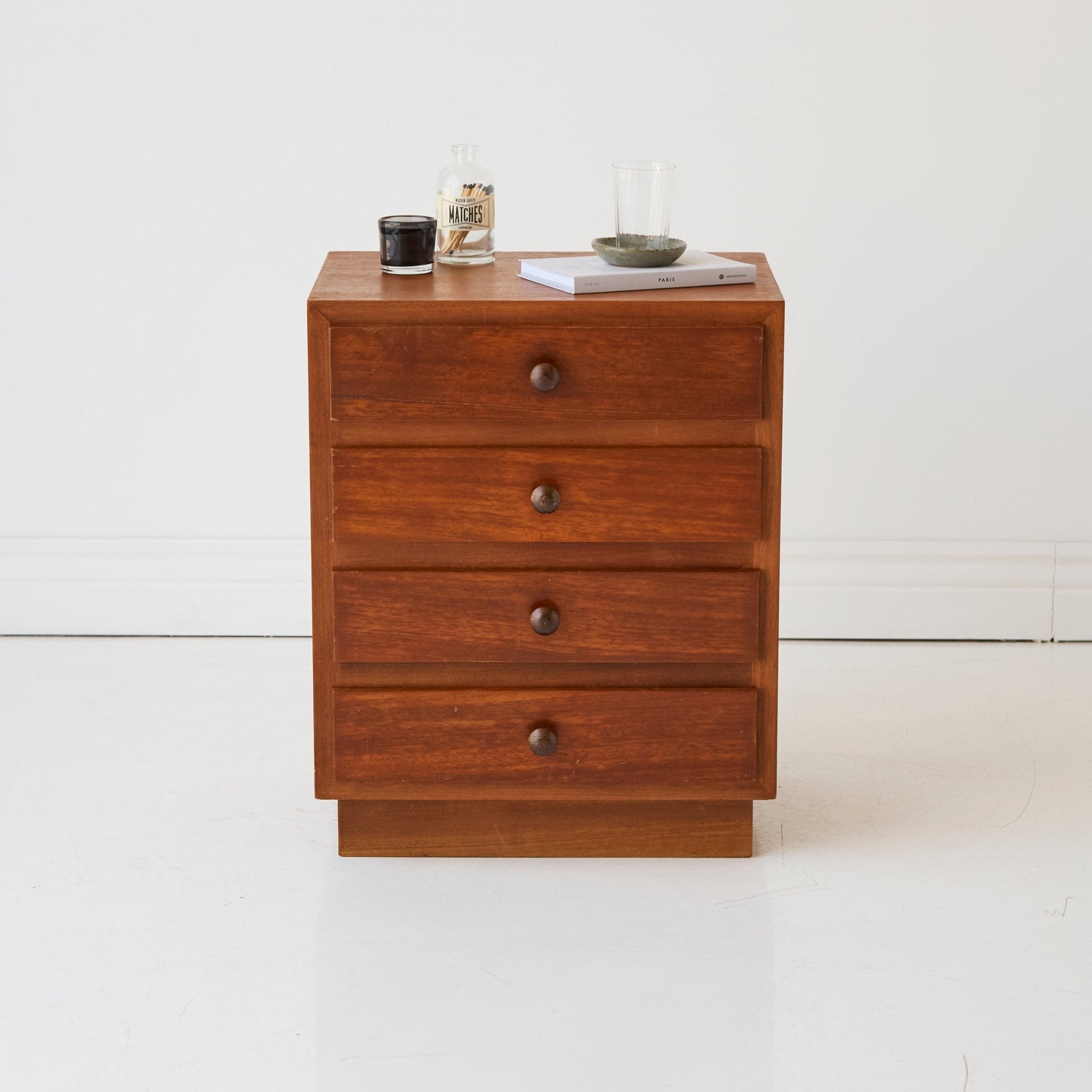 Pair of Mid-century Bedside Tables - elsie green - furniture