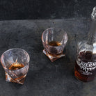 Pair Of Mid - Century Crystal Bar Glasses - elsie green - The French Kitchen