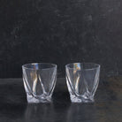 Pair Of Mid - Century Crystal Bar Glasses - elsie green - The French Kitchen