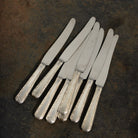Pair of Monogrammed Sterling Dinner Knives | The Patrick Orbe Collection - elsie green - the french kitchen