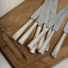 Pair of Monogrammed Sterling Dinner Knives | The Patrick Orbe Collection - elsie green - the french kitchen