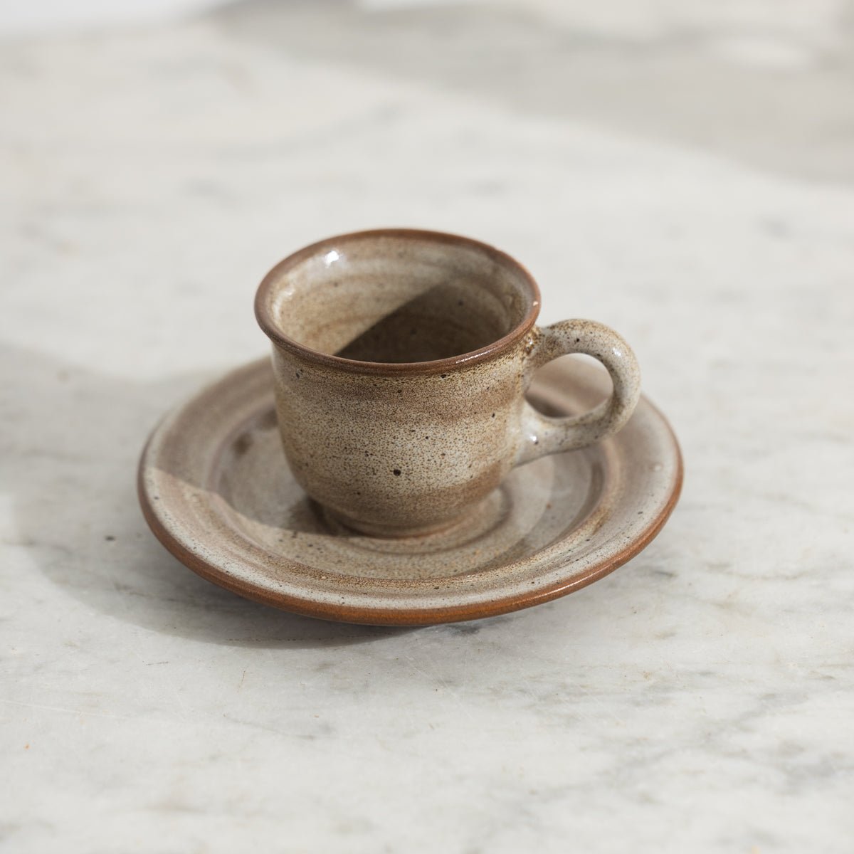 Pair of Niderviller Tolède Demitasse Cups & Saucers - elsie green - the french kitchen