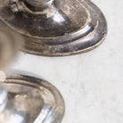 Pair of Oval Silver Candlesticks | The Patrick Orbe Collection - elsie green - decor