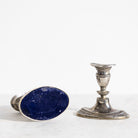 Pair of Oval Silver Candlesticks | The Patrick Orbe Collection - elsie green - decor
