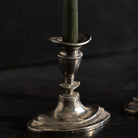 Pair of Oval Silver Candlesticks | The Patrick Orbe Collection - elsie green - decor