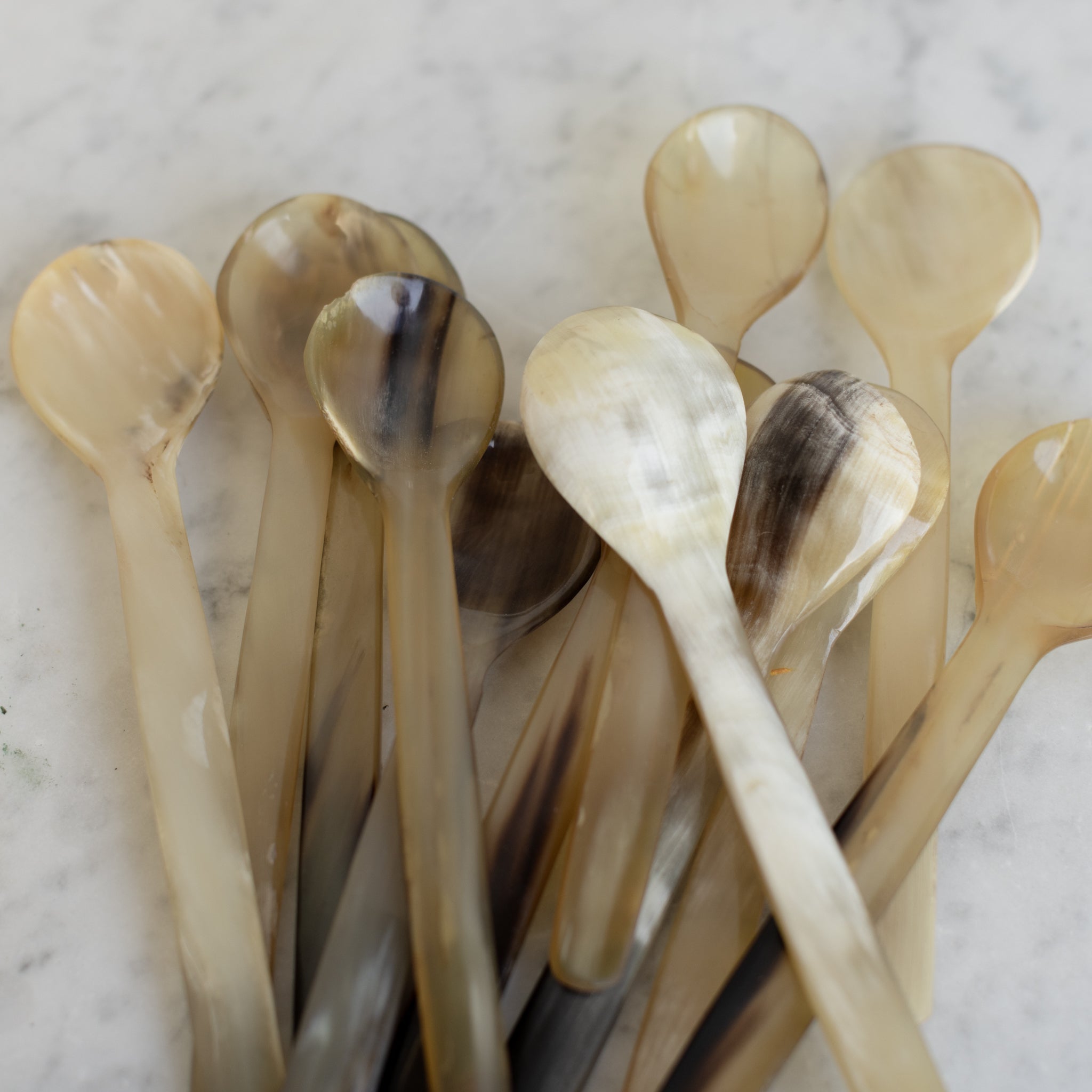 Pair of Petite Horn Utensils - elsie green - the french kitchen
