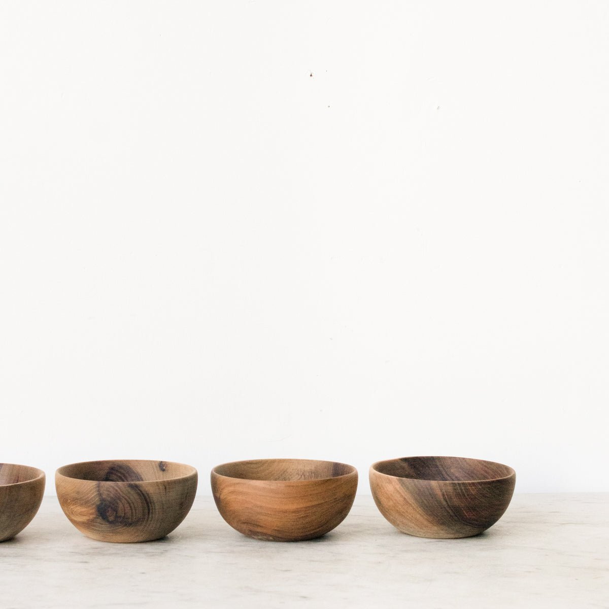 Pair Of Petite Wood Bowls - elsie green - The French Kitchen