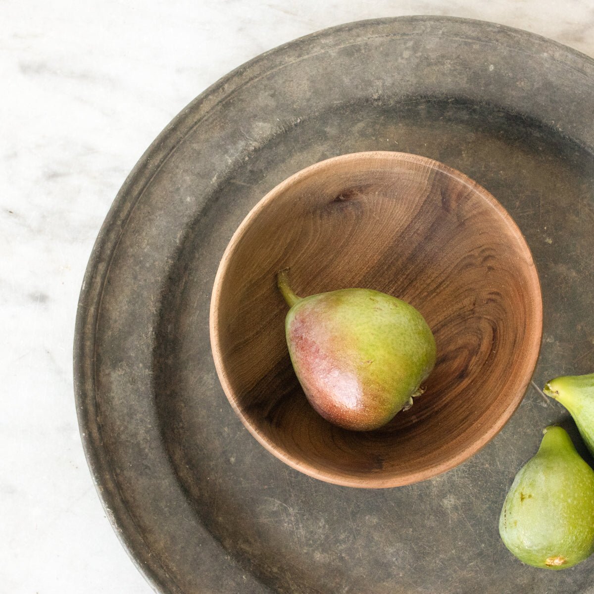 Pair Of Petite Wood Bowls - elsie green - The French Kitchen