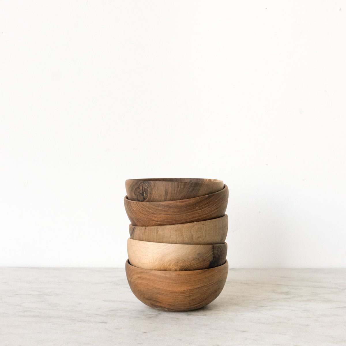 Pair Of Petite Wood Bowls - elsie green - The French Kitchen