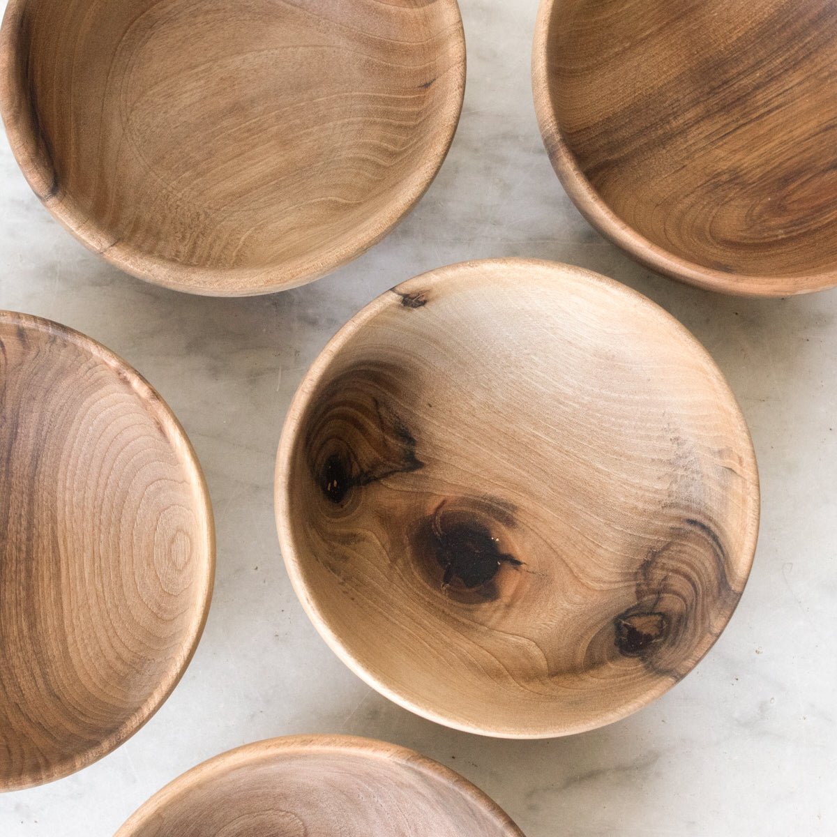 Pair Of Petite Wood Bowls - elsie green - The French Kitchen
