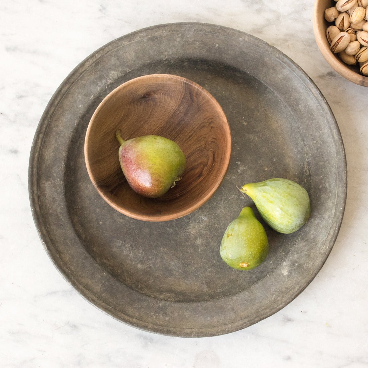 Pair Of Petite Wood Bowls - elsie green - The French Kitchen