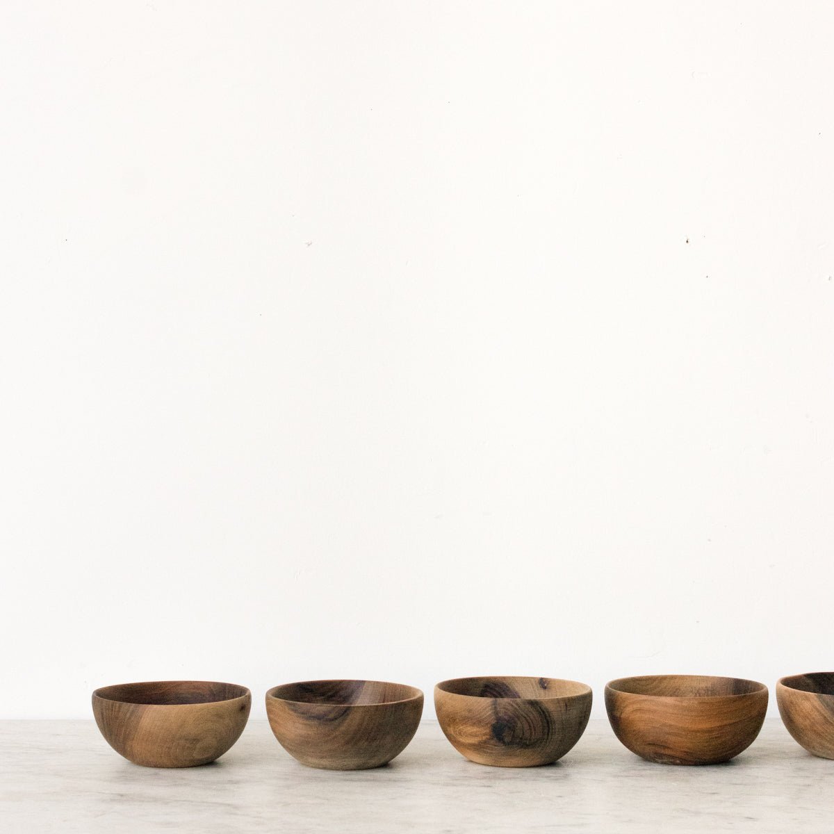 Pair Of Petite Wood Bowls - elsie green - The French Kitchen