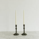 Pair of Pewter Candlesticks - elsie green - decor