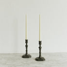 Pair of Pewter Candlesticks - elsie green - decor