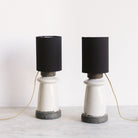 Pair of Porcelain Insulator Lamps - elsie green - decor